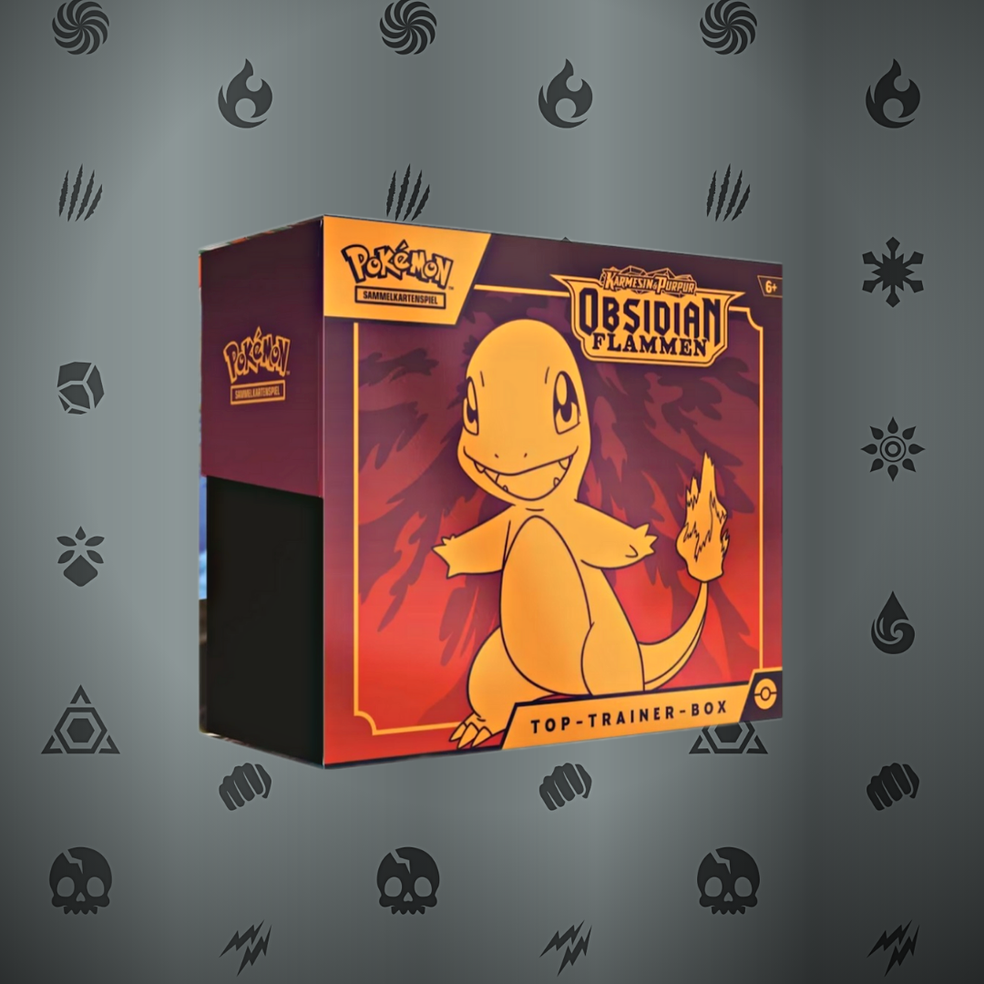 Pokemon Karmesin & Purpur - Obsidian Flammen Top Trainer Box (deutsch)