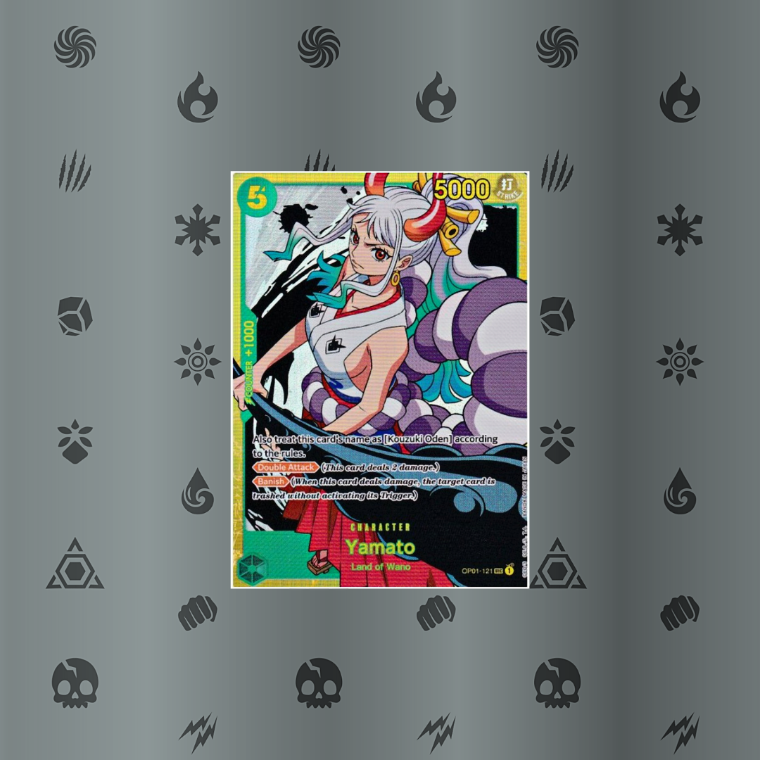 Yamato Secret Rare OP01-121 Character Normal Art. Holo (ENG) / Near Mi Yamato Secret Rare OP01-121 Character Normal Art. Holo (ENG) / Near Mi