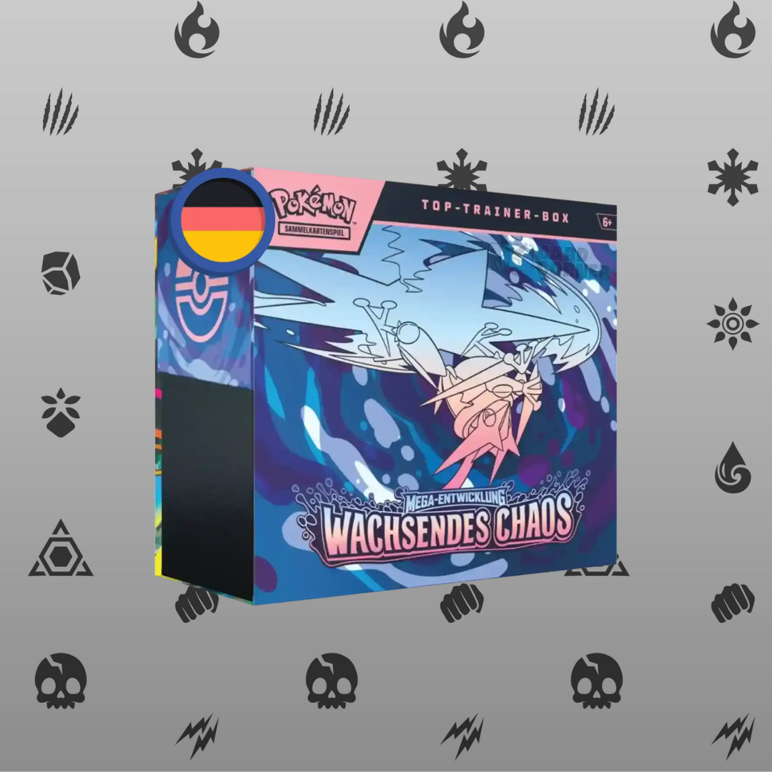Pokemon Wachsendes Chaos Top Trainer Box/ Deutsch