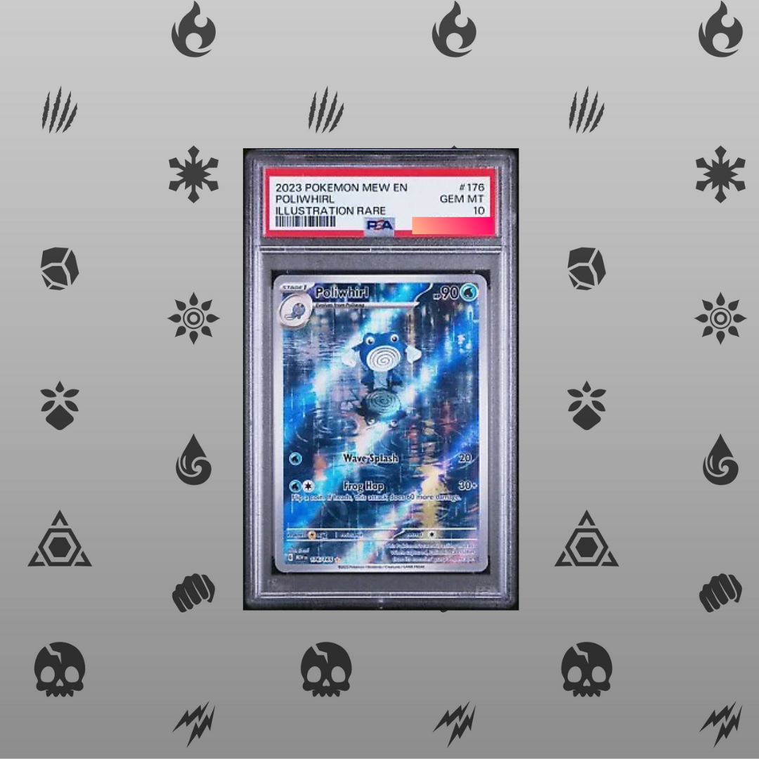 Pokemon Poliwhirl - Illustration Rare - 176/165 - English - PSA 10